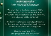 We congratulate you on the upcoming New Year and Christmas!